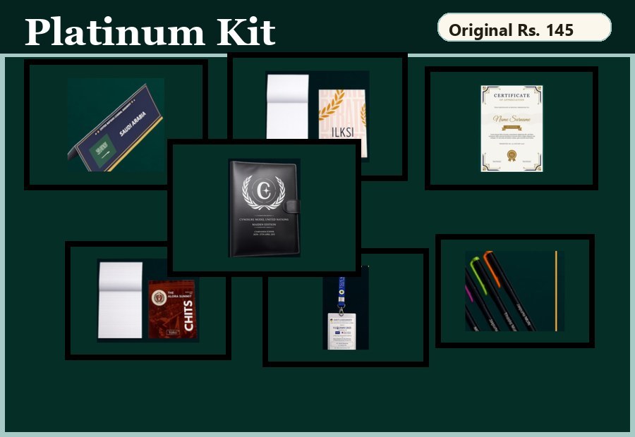 Platinum delegate kit with branded conference essentials